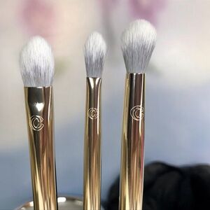 Complex Culture All Eyes Brush Set: All Over Shadow, Precision Lid Crease *BNIB